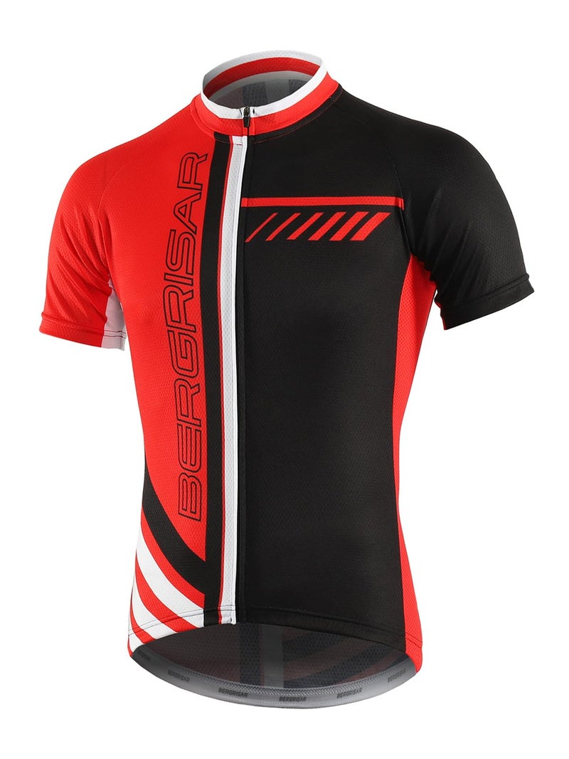 BERGRISAR Men's Cycling Jerseys Short Sleeves Bike Shirt - Image 1